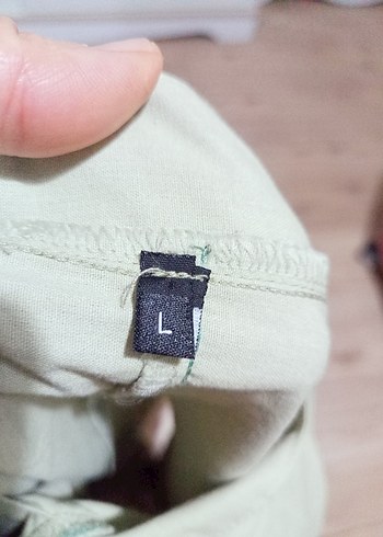 l Beden Açık yeşilj Pilili Midi Keten Kadın Etek