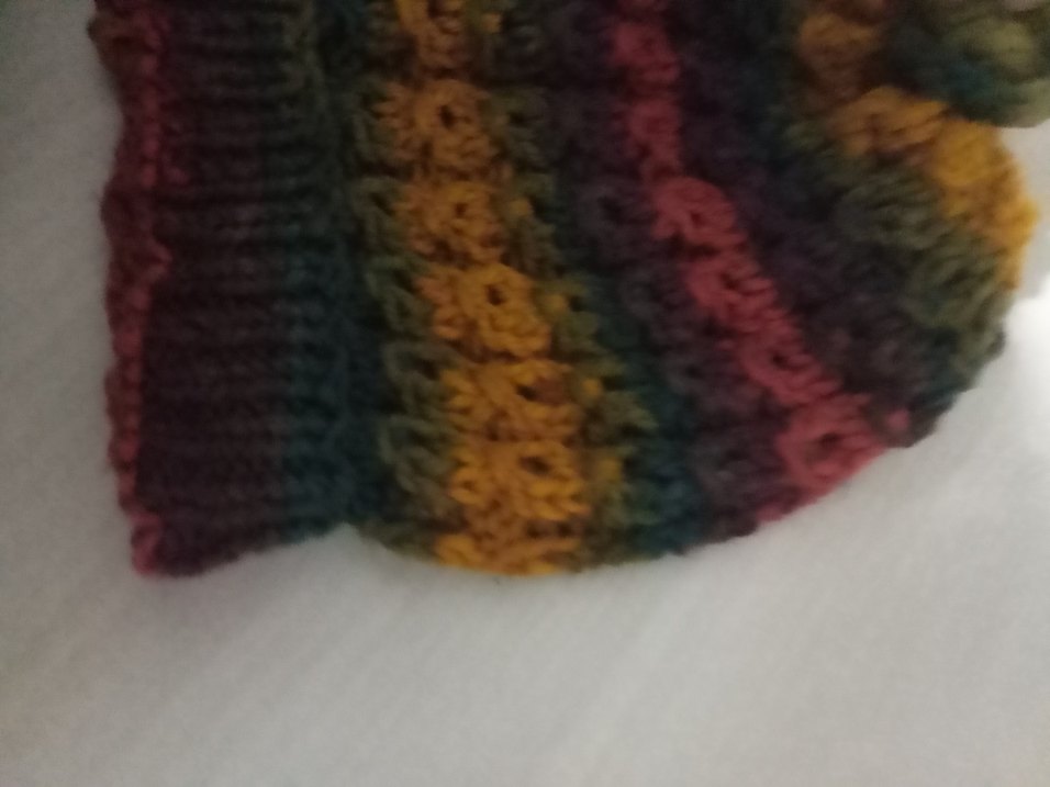 Renkli Örgü Kadın Bere - Görsel 3