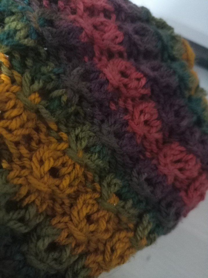 Renkli Örgü Kadın Bere - Görsel 4