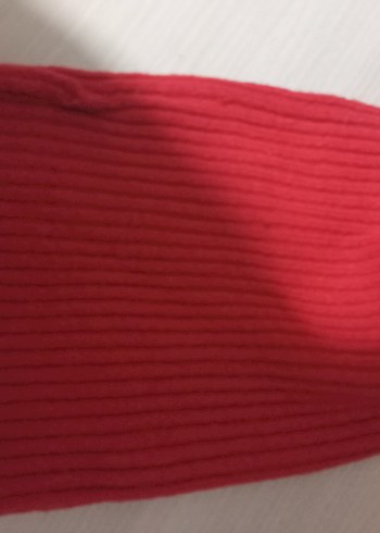 Kırmızı Kadın Örgü Bere - Görsel 2