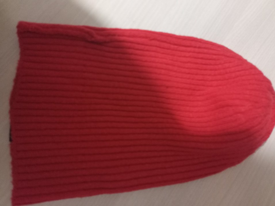 Kırmızı Kadın Örgü Bere - Görsel 2