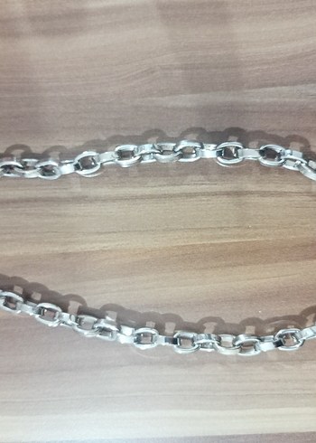 Kadın Gri Zincir Detaylı Biker El Zinciri - Görsel 2