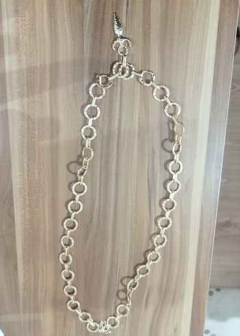 Yılan Desenli Zincir Detaylı kolye - Görsel 2