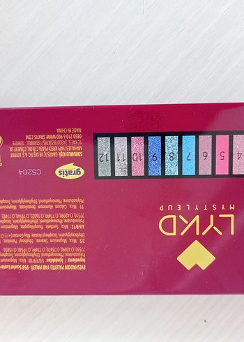 Canlı Renkli Göz Farı Paleti - Görsel 2