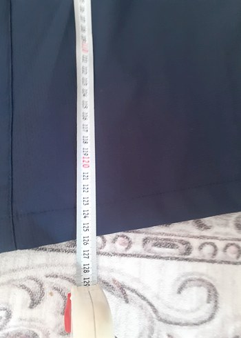 Uzun Düğmeli Kadın Gri Mor Overcoat - Görsel 7