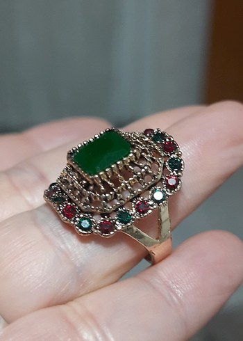 Beden çeşitli Renk Vintage Çok Renkli Kadın Yüzük