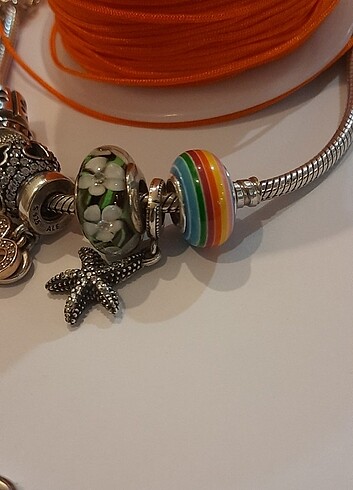  Beden Pandora bilekliğe uygun charm