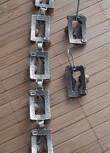 Diğer 925 ayar yüzük kolye küpe set