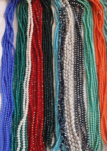 kristal boncuk takı malzemesi - Görsel 4