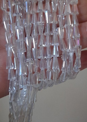 yanar dönerli kristal cam boncuk - Görsel 2