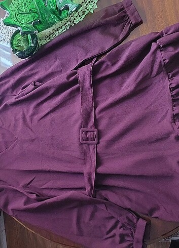 Bordo elbise
