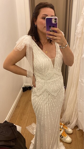 Oleg cassini gelinlik - Görsel 5