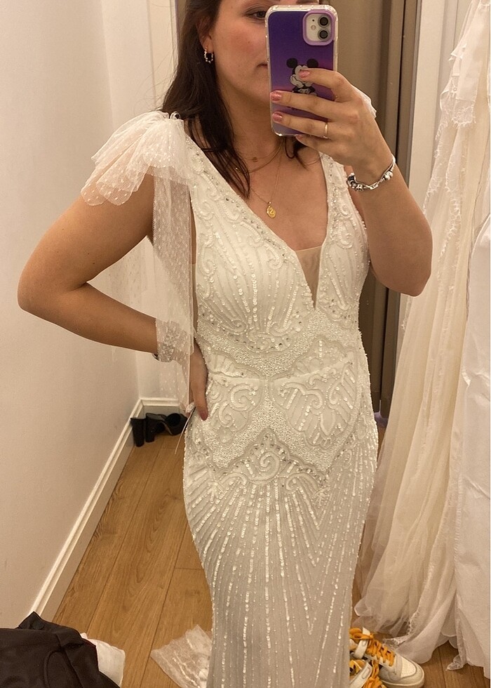 Oleg cassini gelinlik - Görsel 5