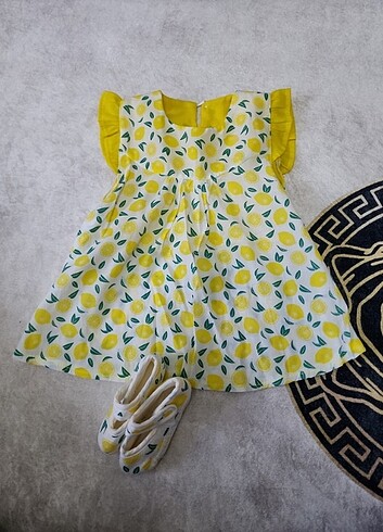 Limonlu elbise 