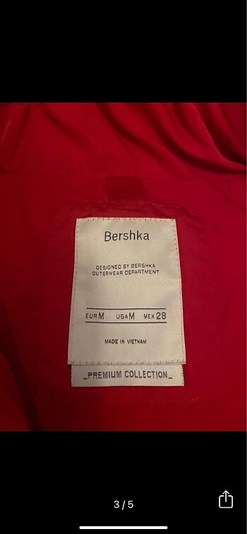 s Beden Bershka premium şişme mont puffy