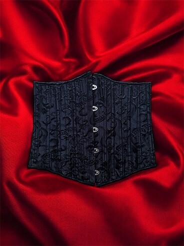 Victorian Çelik Balenli Korse Yamaha Demonian Gotik Gothic Korse