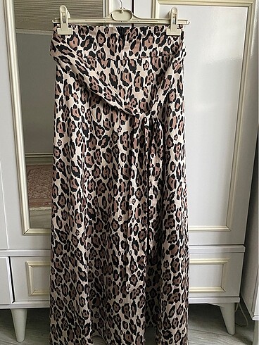 Leopar saten etek