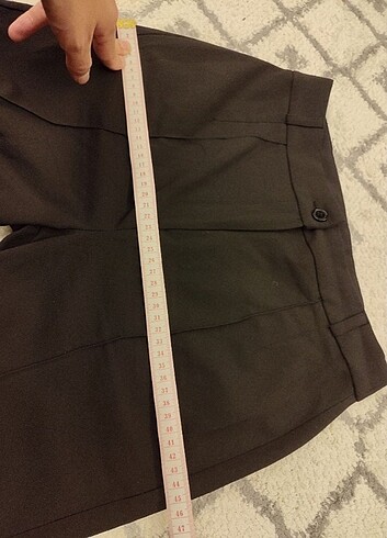 Trendyol Nervür dikişli yüksek bel pantolon - Görsel 9