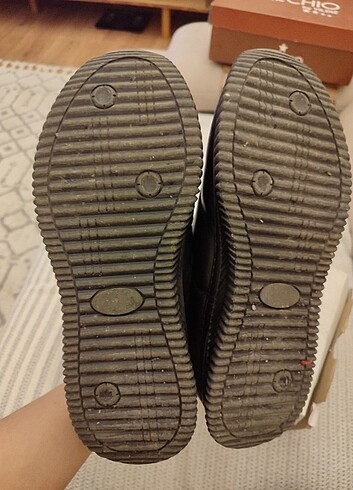 Düz siyah spor ayakkabı klasik ayakkabı - Görsel 5