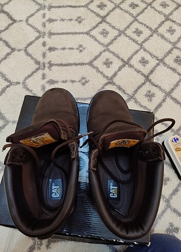 Kahverengi Unisex Cat Bot - Görsel 5