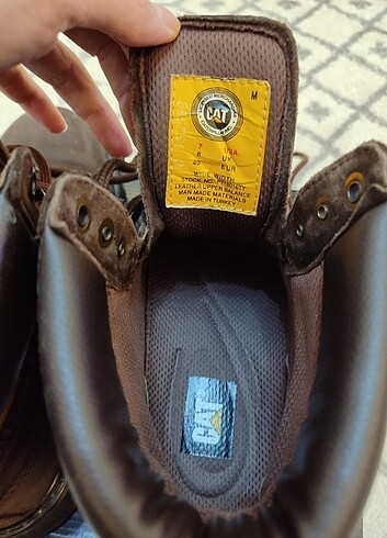 Kahverengi Unisex Cat Bot - Görsel 6