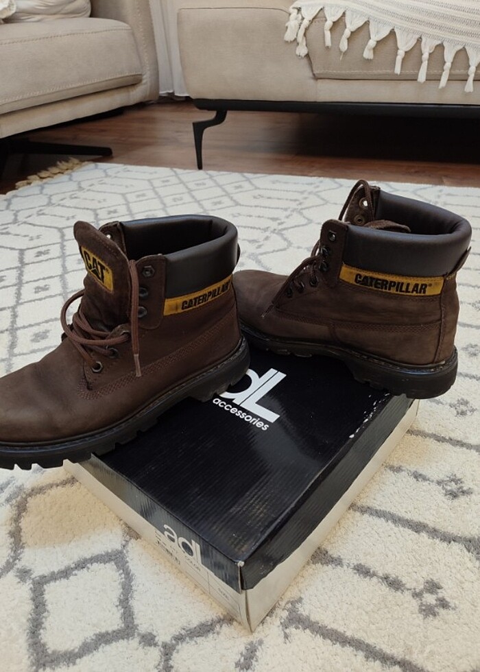 Kahverengi Unisex Cat Bot - Görsel 2