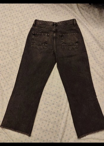 bilekte İspanyol paça kot pantolon Jean - Görsel 3