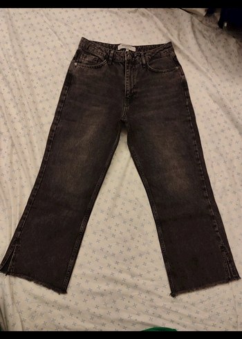 bilekte İspanyol paça kot pantolon Jean - Görsel 2