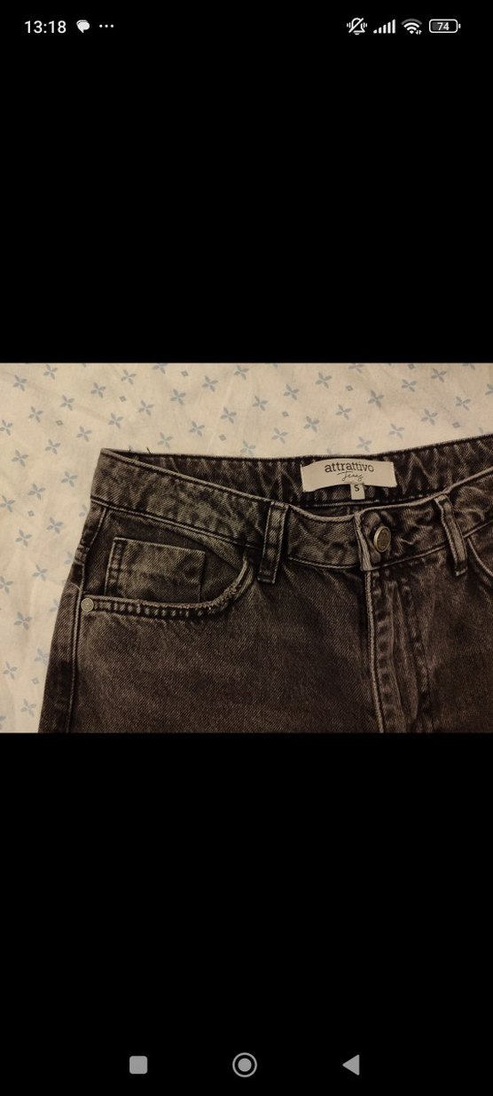 bilekte İspanyol paça kot pantolon Jean - Görsel 4