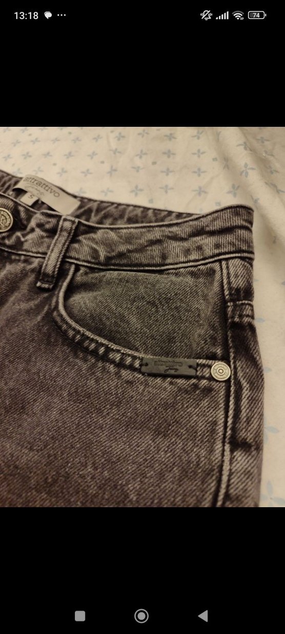 bilekte İspanyol paça kot pantolon Jean - Görsel 5