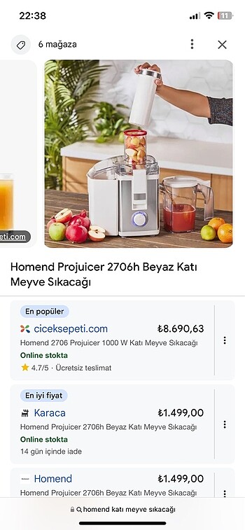Beden Katı meyve sıkacağı