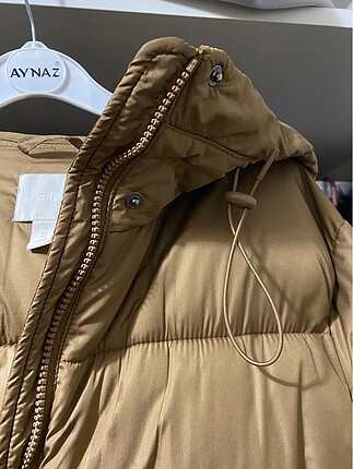 xs Beden kahverengi Renk H&M şişme mont