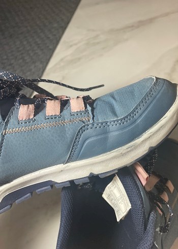 Kızlar için Bağcıklı Denim Spor Ayakkabı - Görsel 9