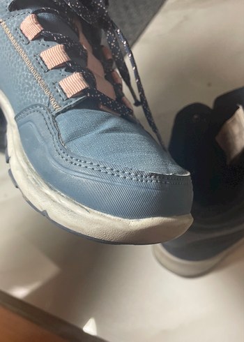 Kızlar için Bağcıklı Denim Spor Ayakkabı - Görsel 11