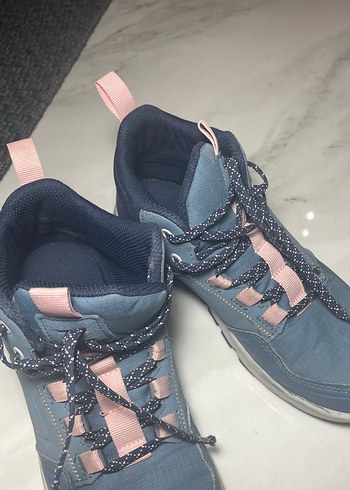 Kızlar için Bağcıklı Denim Spor Ayakkabı - Görsel 13