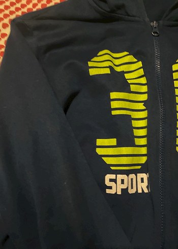 Erkek Çocuk Lacivert Kapüşonlu Fermuarlı Sweatshirt - Görsel 9
