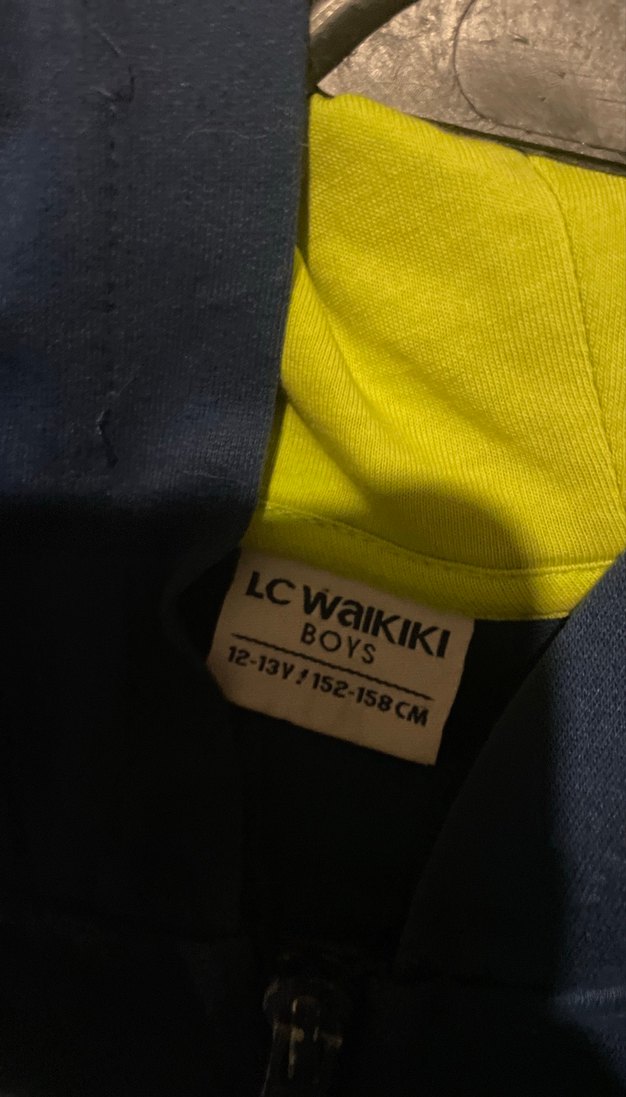 Erkek Çocuk Lacivert Kapüşonlu Fermuarlı Sweatshirt - Görsel 5