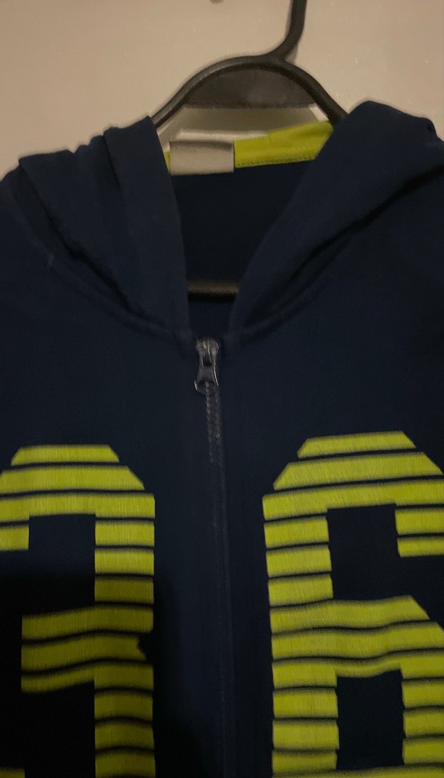 Erkek Çocuk Lacivert Kapüşonlu Fermuarlı Sweatshirt - Görsel 3