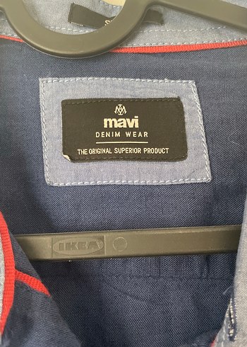 Lacivert Erkek Keten Gömlek - Görsel 2