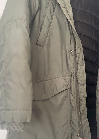 Haki kız çocuk Montu Fermuarlı HM - Görsel 2