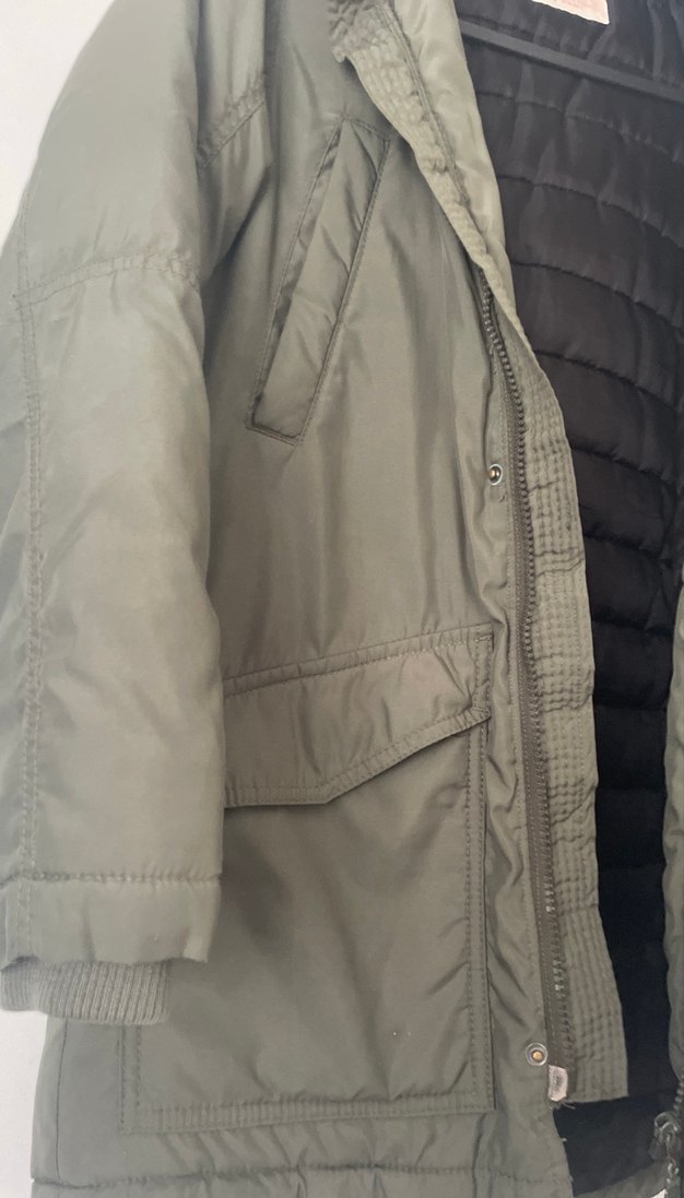 Haki kız çocuk Montu Fermuarlı HM - Görsel 2