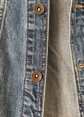 Mavi Denim Ceket Uzun Kollu - Görsel 5