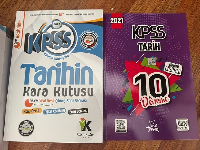 Beden Tarih Çıkmış Sorular, Deneme Hediyeli