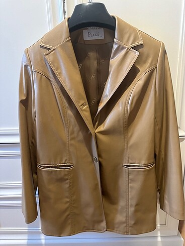 Deri blazer ceket
