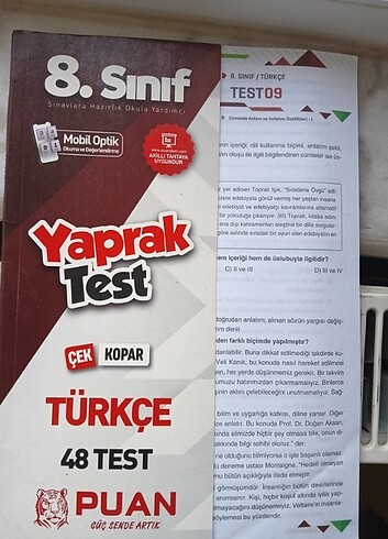 Lgs Türkçe yaprak test