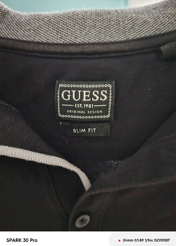 Siyah Gri Yakalı Kısa Kollu Erkek Polo Tişört - Görsel 3