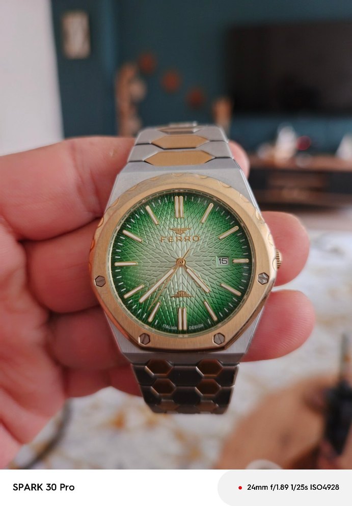 ferro milano takım saat kolye - Görsel 2