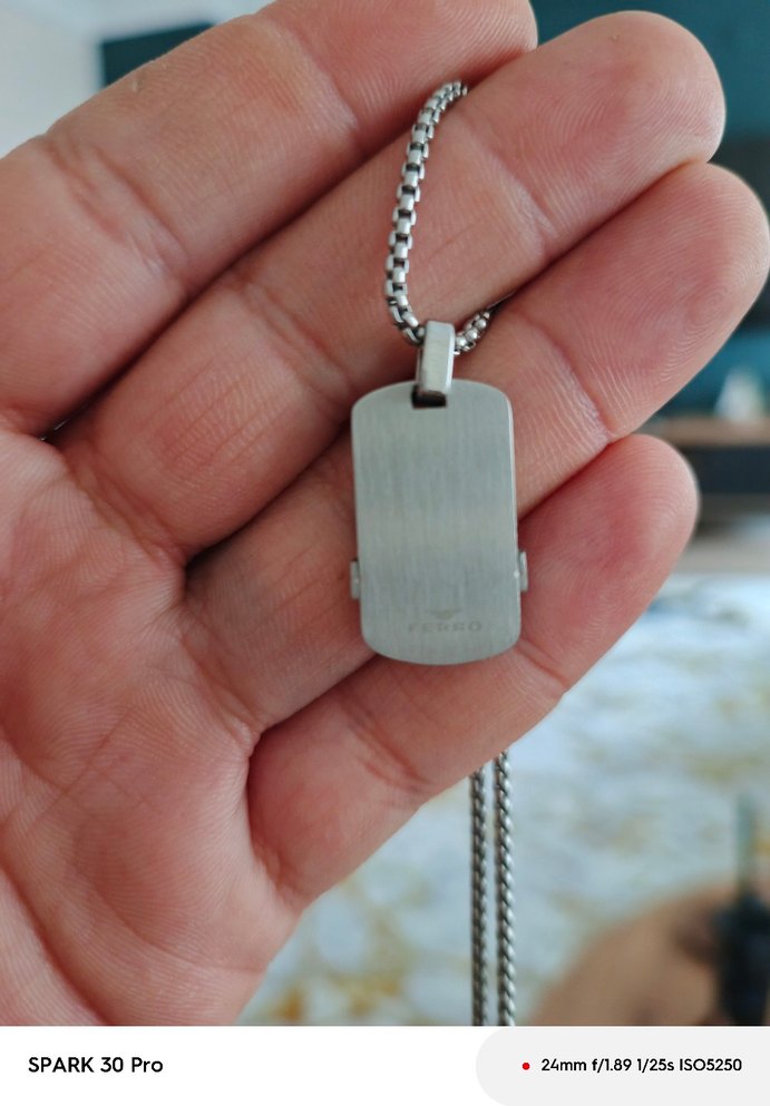 ferro milano takım saat kolye - Görsel 4