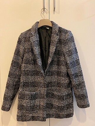H&M SİYAH KABAN