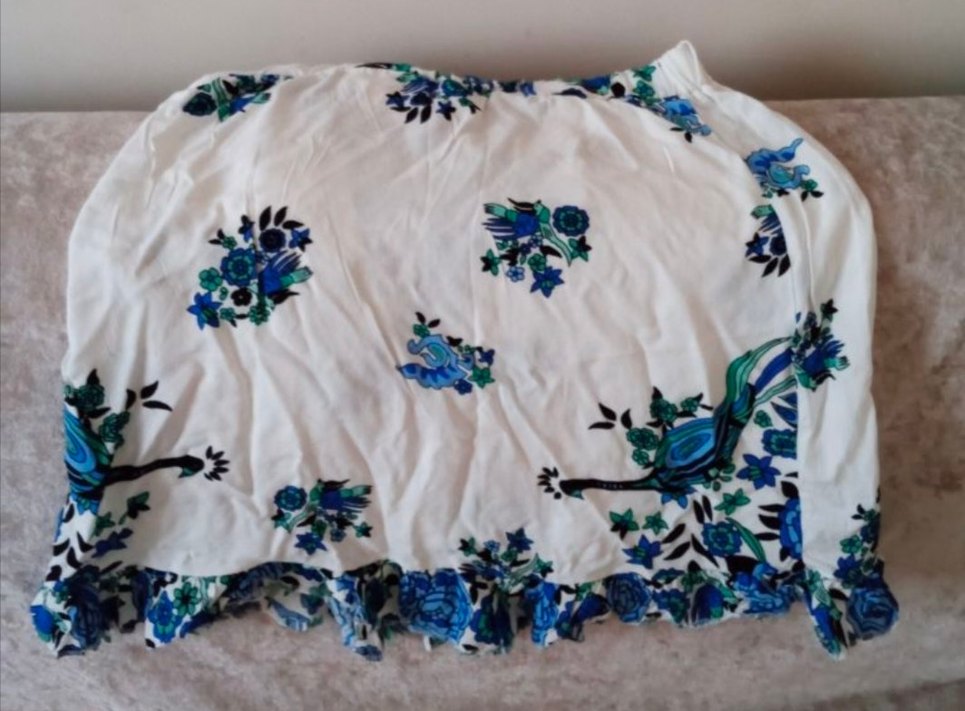 Bohem Renkli Mini Hamile Eteği - Görsel 3